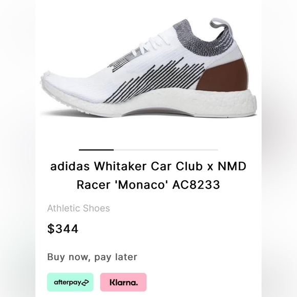 LIKE NEW‼️Men’s Adidas Whitaker Car Club x NMD Racer “Monaco” Wht/Blk//Brn (10) - Picture 2 of 16